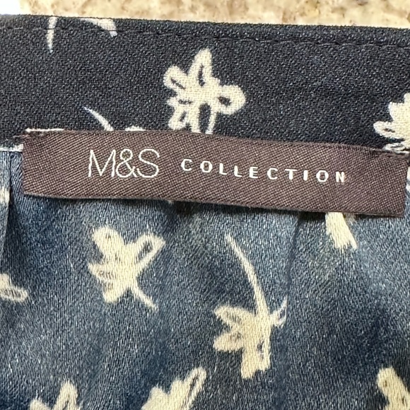 M&S Dress. Navy and White. UK size 14 US size 10 - Picture 7 of 9